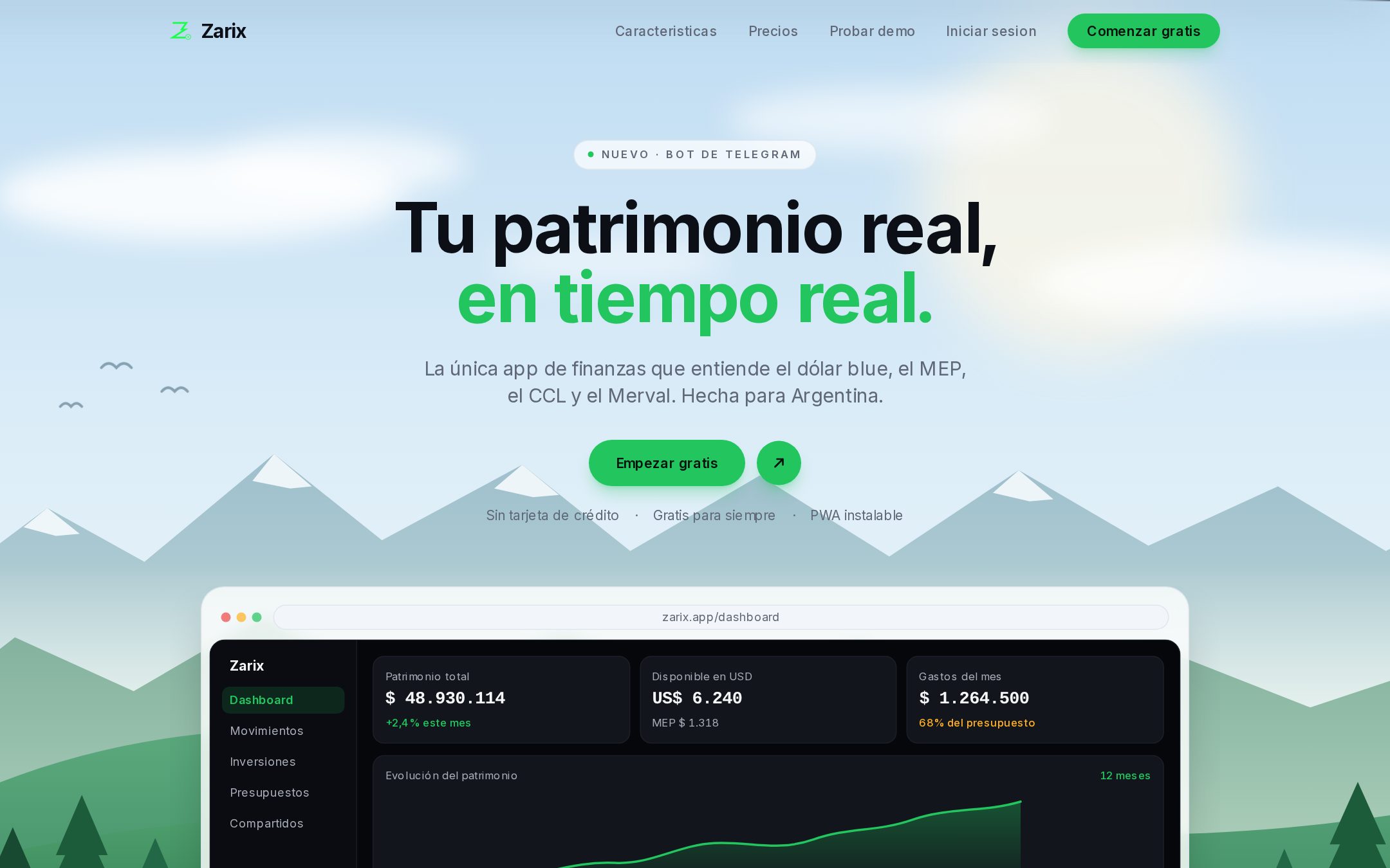 Zarix — AI-Powered Personal Finance Platform